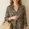 Blusa Leopardset